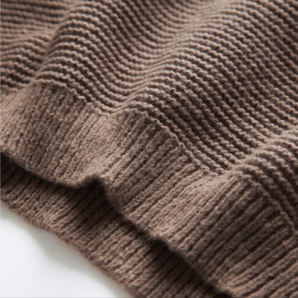 Commense V-Neck Sweater - Taupe - Picture 3 of 8